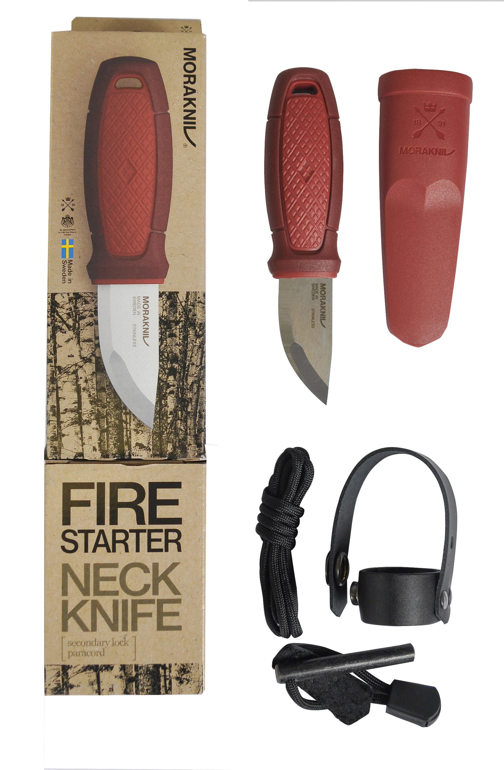 Morakniv Eldris med Halsrem och Tändstål