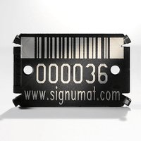 Plaquettes high-tech Barcode Black