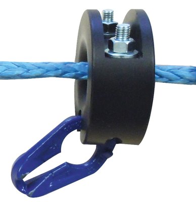 Corde de treuil synthétique verte 5/16 pouces x 100 pieds, treuil à