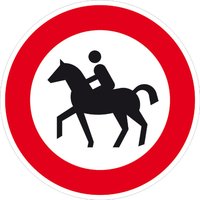 Sign: No Bridlepath