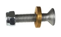 Screw, Brass washer and Nut for Baumvelo