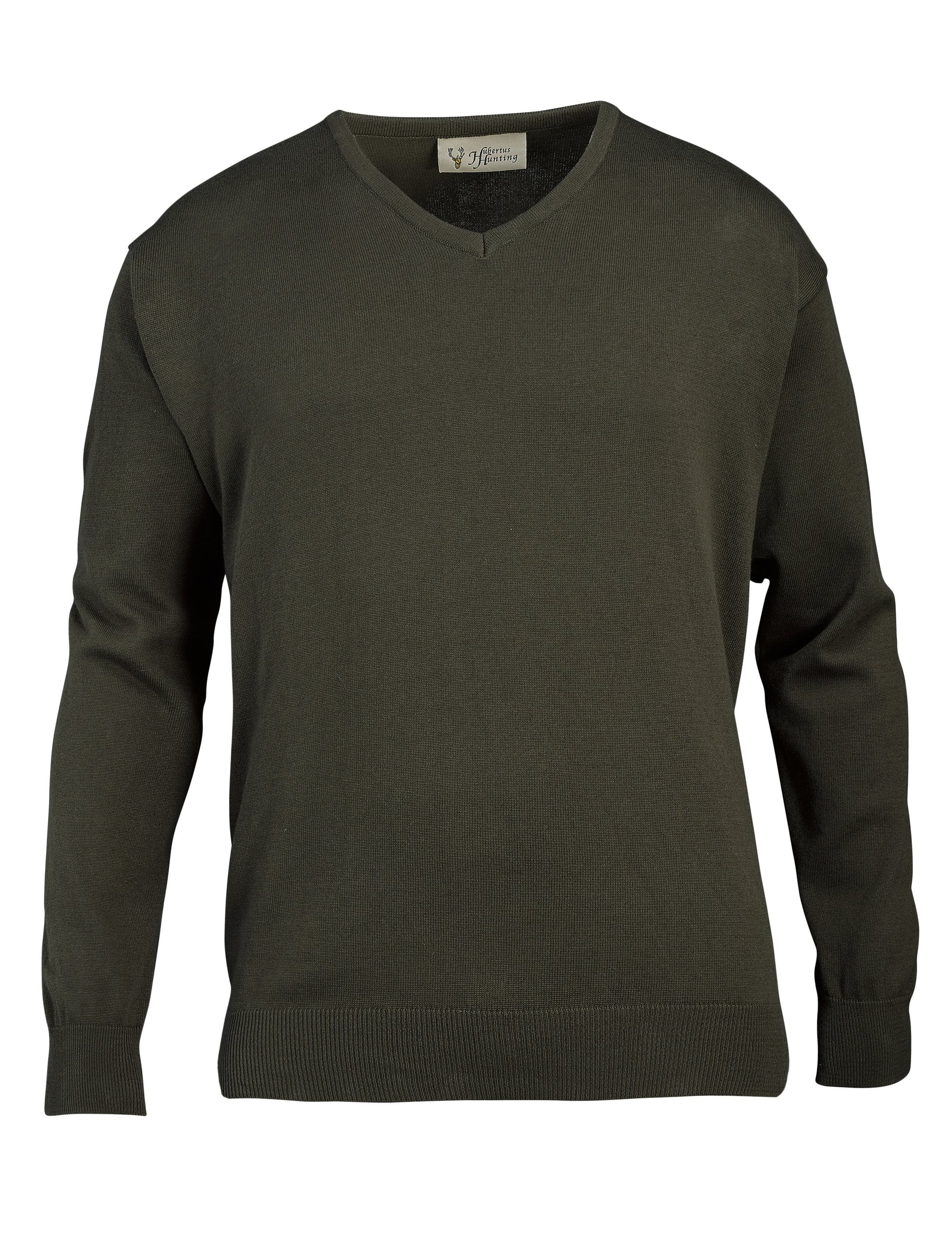 Hubertus Herrenpullover V-Ausschnitt