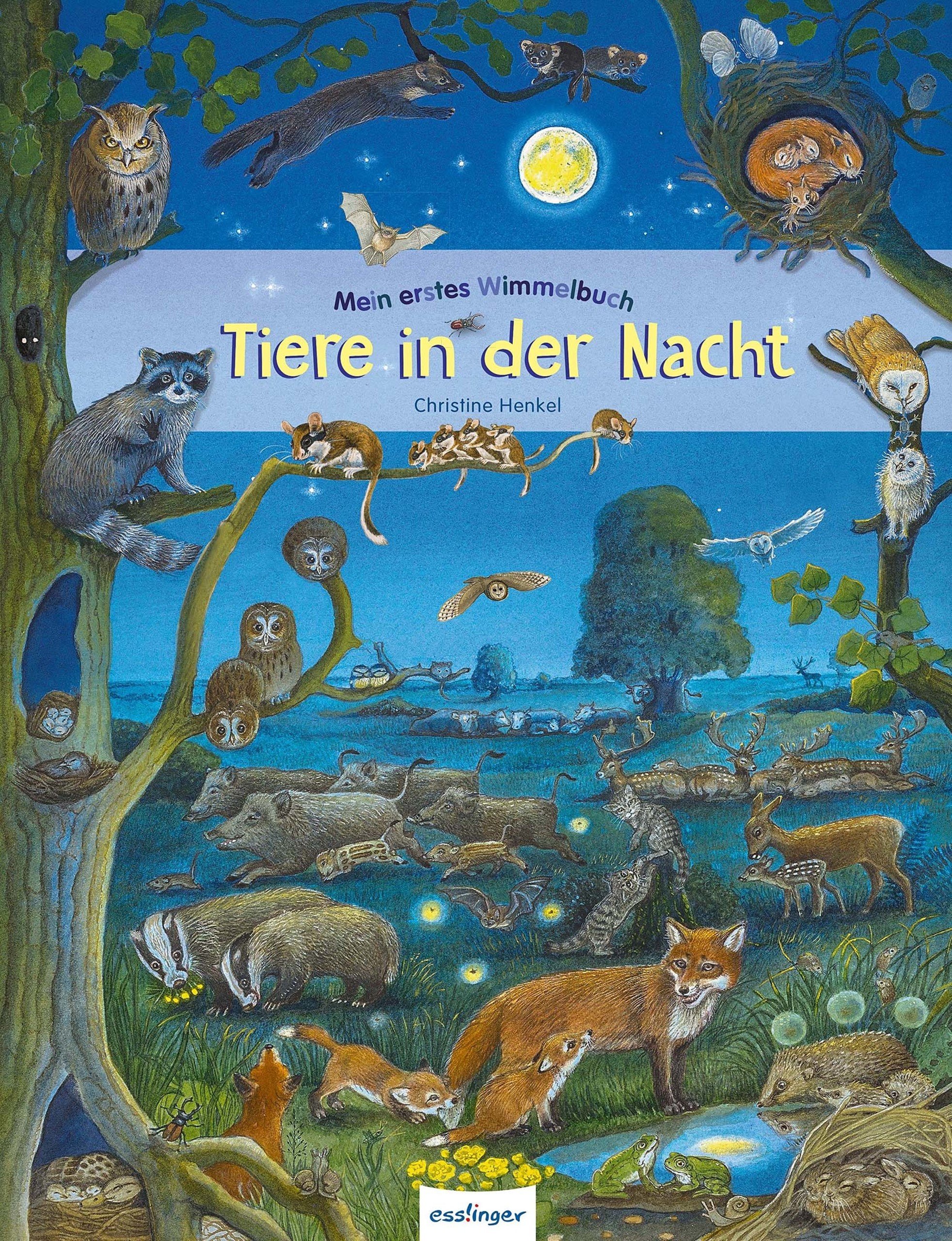 Mein erstes Wimmelbuch - Tiere in der Nacht (My first hide and seek book - Animals in the Night). Text in German. Mein erstes Wimmelbuch - Tiere in der Nacht (My first hide and seek book - Animals in the Night). Text in German.