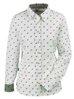 Skogen Ladies' Long Sleeve Blouse with a Stag Motif