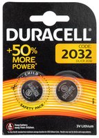 Duracell Button Battery CR2032, Pack of 2