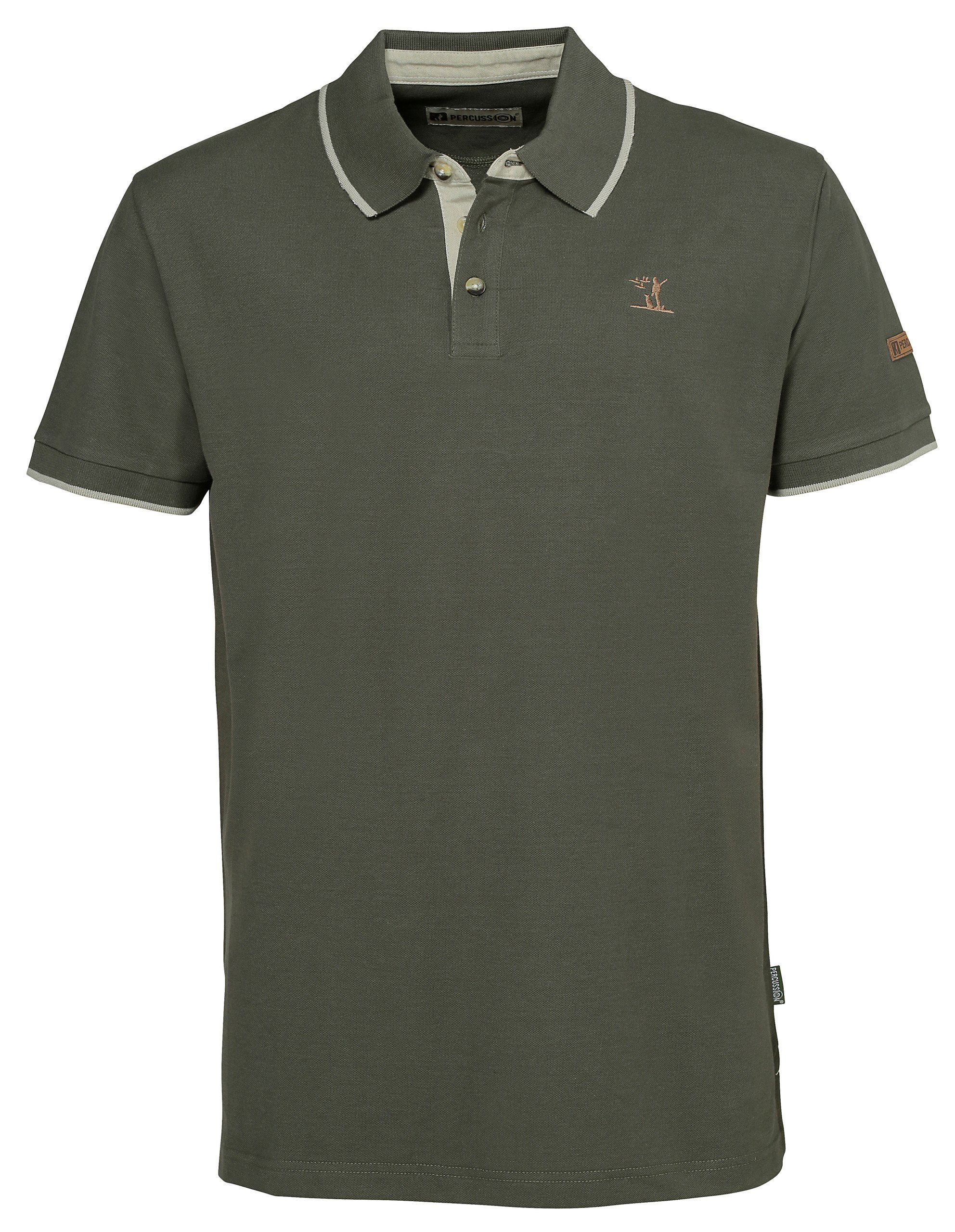 Percussion Herren-Poloshirt Piqué mit Stickerei Percussion Herren-Poloshirt Piqué mit Stickerei