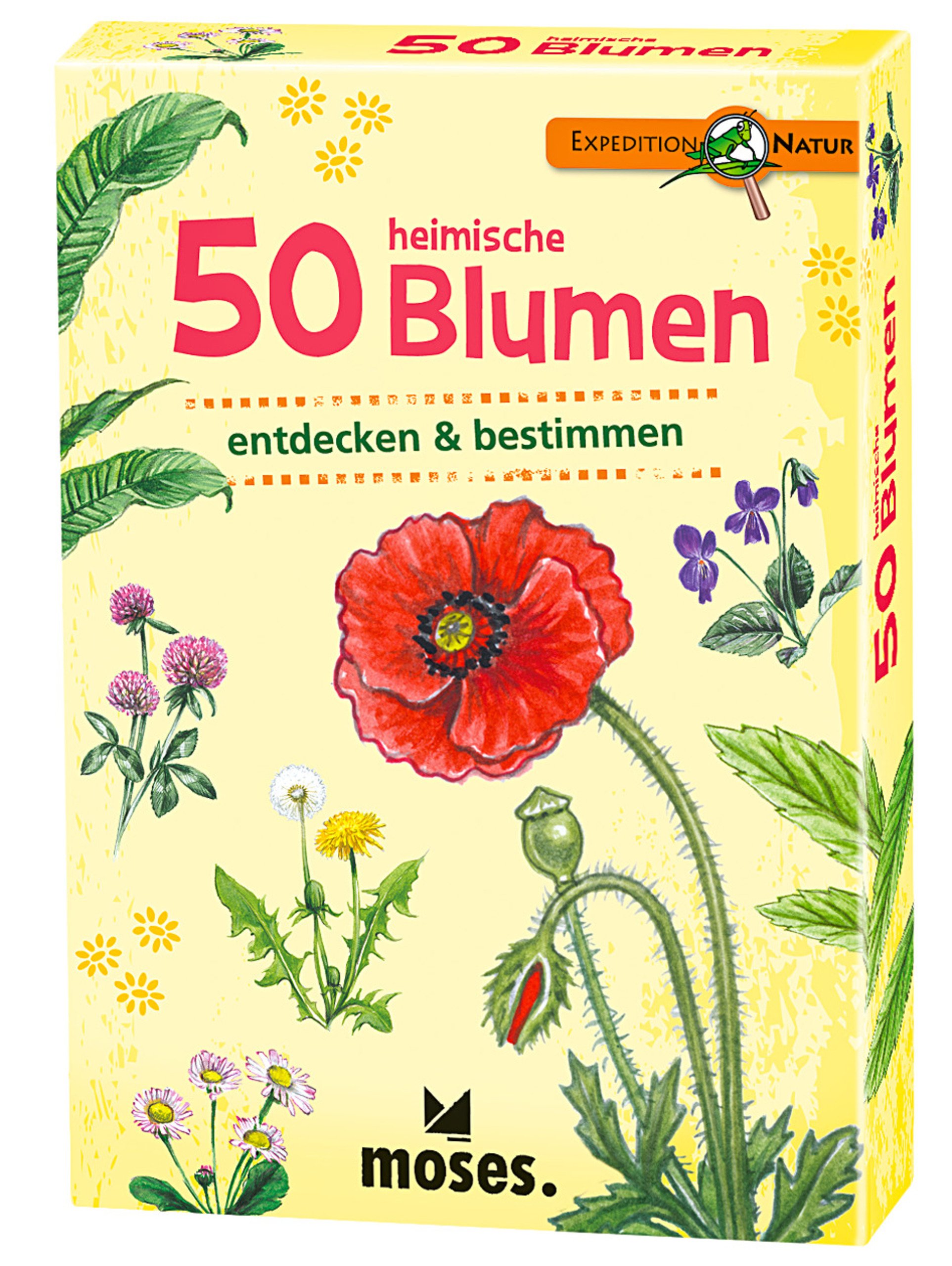 Moses Kartenspiel 50 heimische Blumen Moses Kartenspiel 50 heimische Blumen