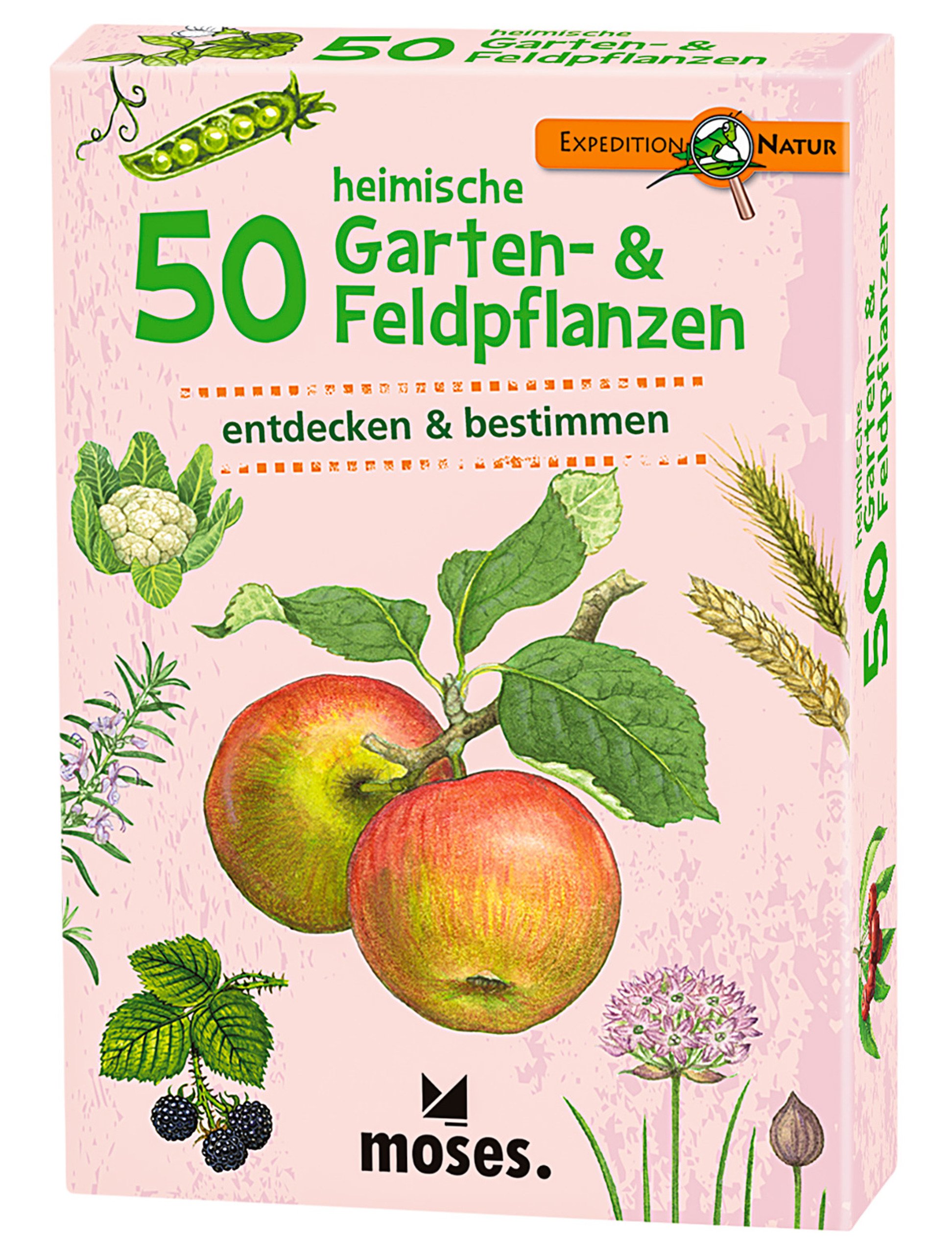 Moses Kartenspiel 50 heimische Garten- und Feldpflanzen Moses Kartenspiel 50 heimische Garten- und Feldpflanzen