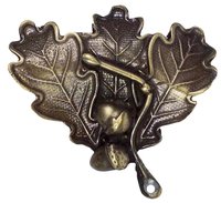 Feuille de chêne en bronze, variante 2