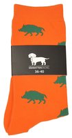 Krawattendackel Socken mit Wildschwein