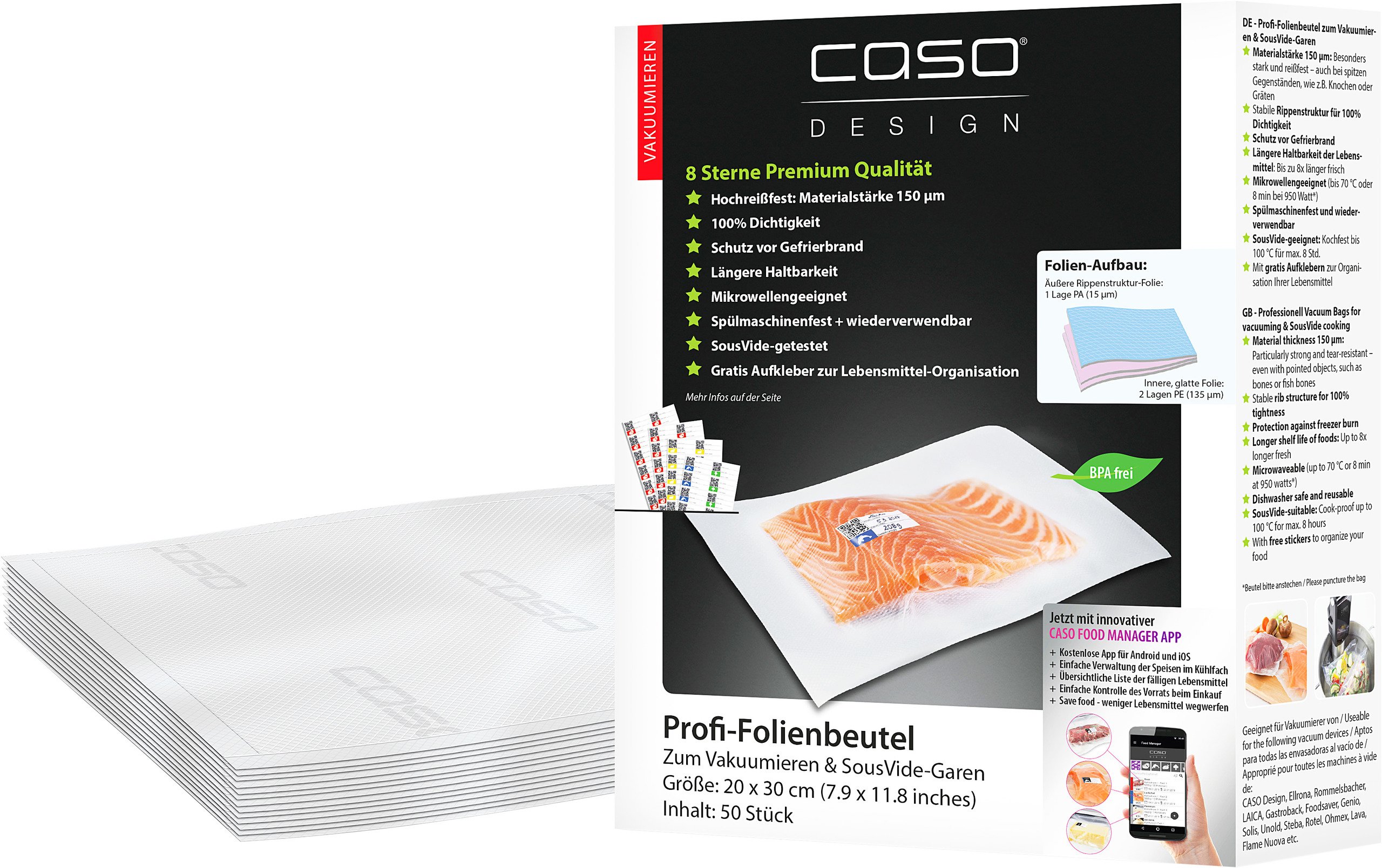 Caso Folienbeutel