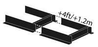 Norwood sawmill extension 120 cm for LM 30 sawmill