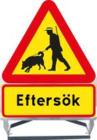 Varningsställ - Jakt Pågår