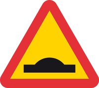 Varningsmärke - Varning för farthinder