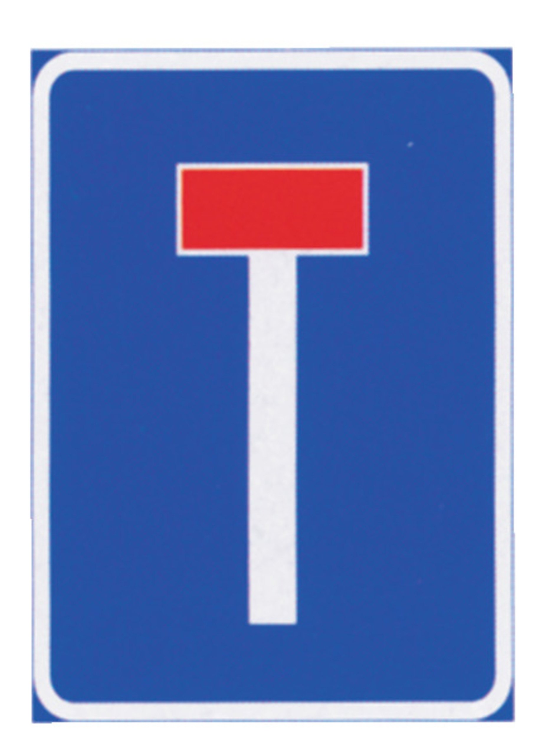 Anvisningsskylt - Återvändsväg