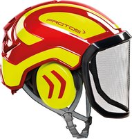 Protos Integral Arborist Hjälmpaket – röd-gul