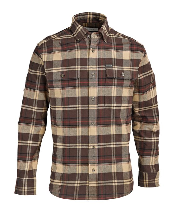 Chevalier Heron Men's Long Sleeve Flannel Shirt | GRUBE.EU