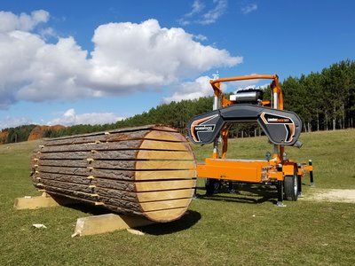 Norwood Lumber Max HD 38 Sawmill Frame in the GRUBE shop