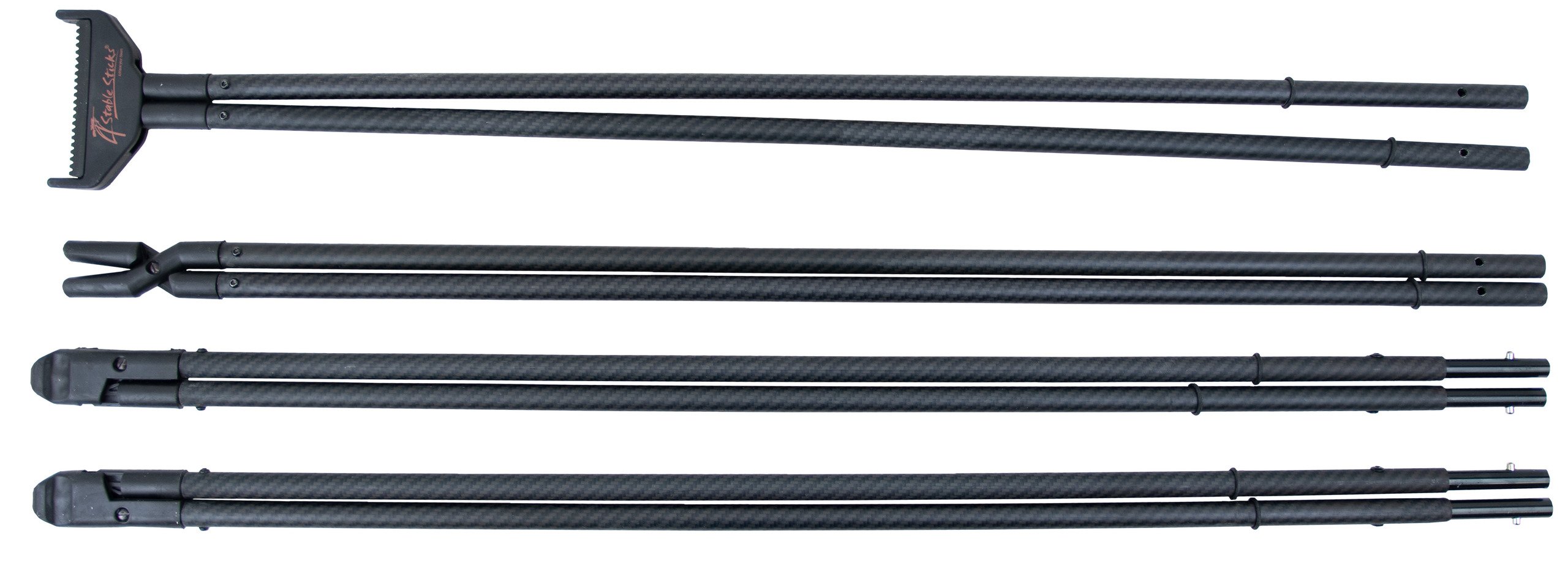 4 Stable Sticks Zielstock Bush Essential Black