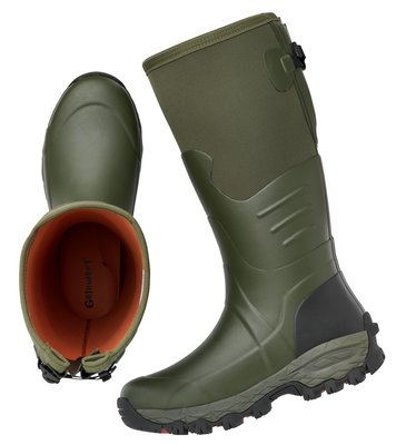 Bottes De Pluie Homme Hautes En PVC - Semelle Antidérapante, Imperméables, Pour Jardin, Ferme, Vélo, Outdoor, Pointure 46