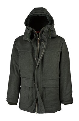 Men's loden hooded parka discount