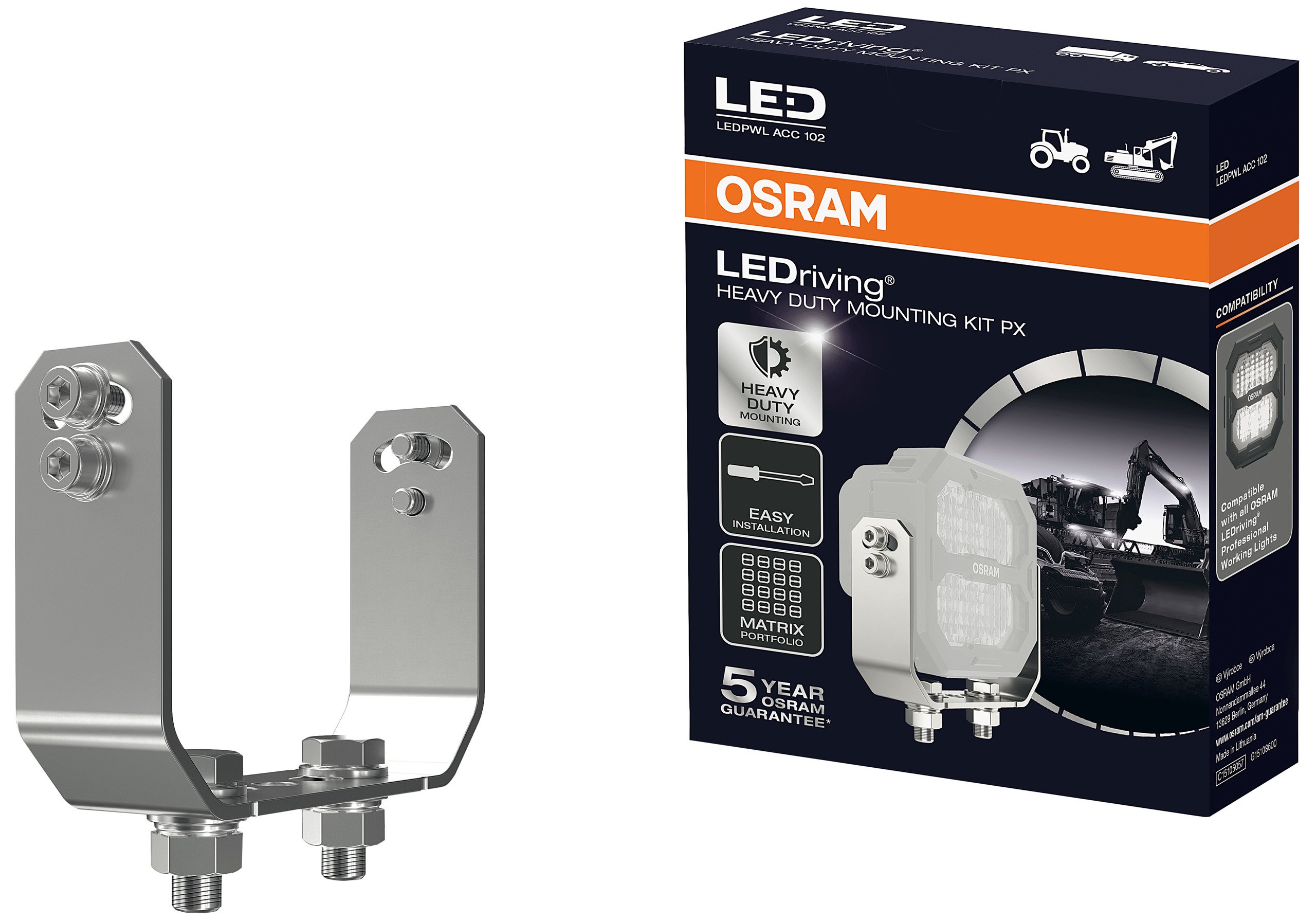 Osram Halterung Heavy Duty für Cube PX4500 | GRUBE.DE