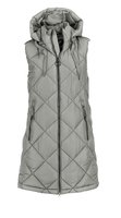 Blue Flame Long Quilted Gilet