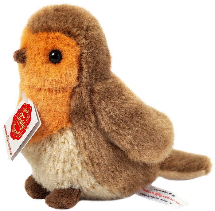 Rouge-gorge en peluche Teddy Hermann | GRUBE.FR