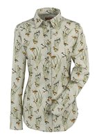 Foresta Duck Pattern Long Sleeve Blouse