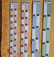 Paket 4st Magnetskalor till bandsågverk 22-50 mm