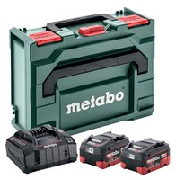 Metabo Basis-Set 2x LiHD 10 Ah, ASC 145 und Metabox 145