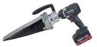 Eder Fällkeil-Set Titan 80 Pro mit Schlagschrauber Metabo SSW 18 LTX 800 BL, 2 Akkus 8,0 Ah und Ladegerät ASC 290