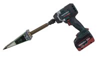 Kit de coin d'abattage Forstreich TR 24 HD avec visseuse à percussion Metabo SSW 18 LTX 800 BL, 2 batteries 8,0 Ah et chargeur ASC 290