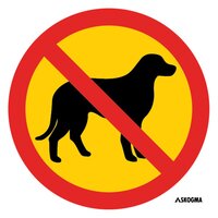 Ledskylt - Förbud för hund