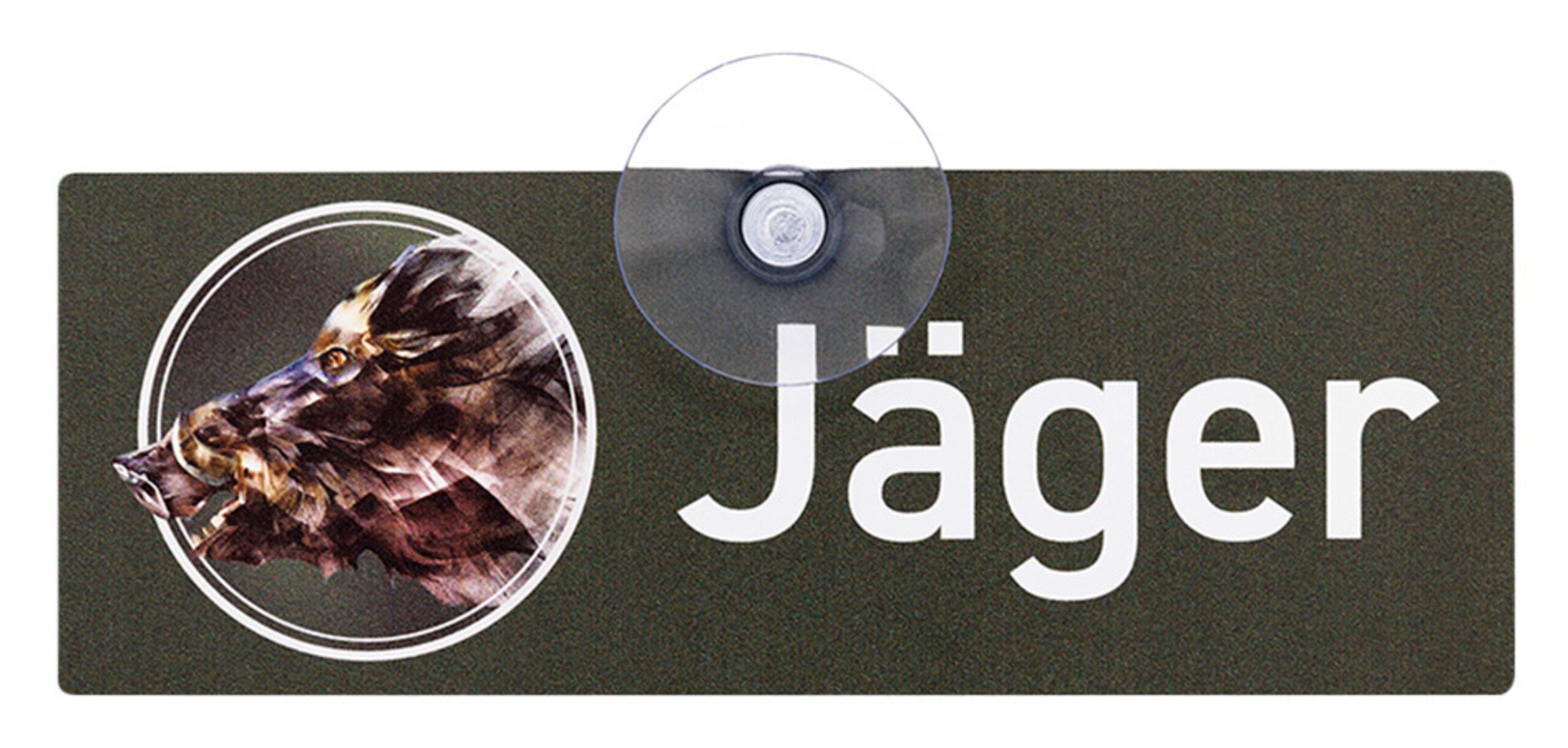 Wilde Hilde Original Autoschild Jäger Motiv Keiler
