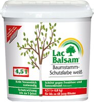 Peinture de protection LacBalsam pour tronc d'arbre, blanche