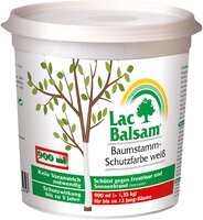 Peinture de protection LacBalsam pour tronc d'arbre, blanche