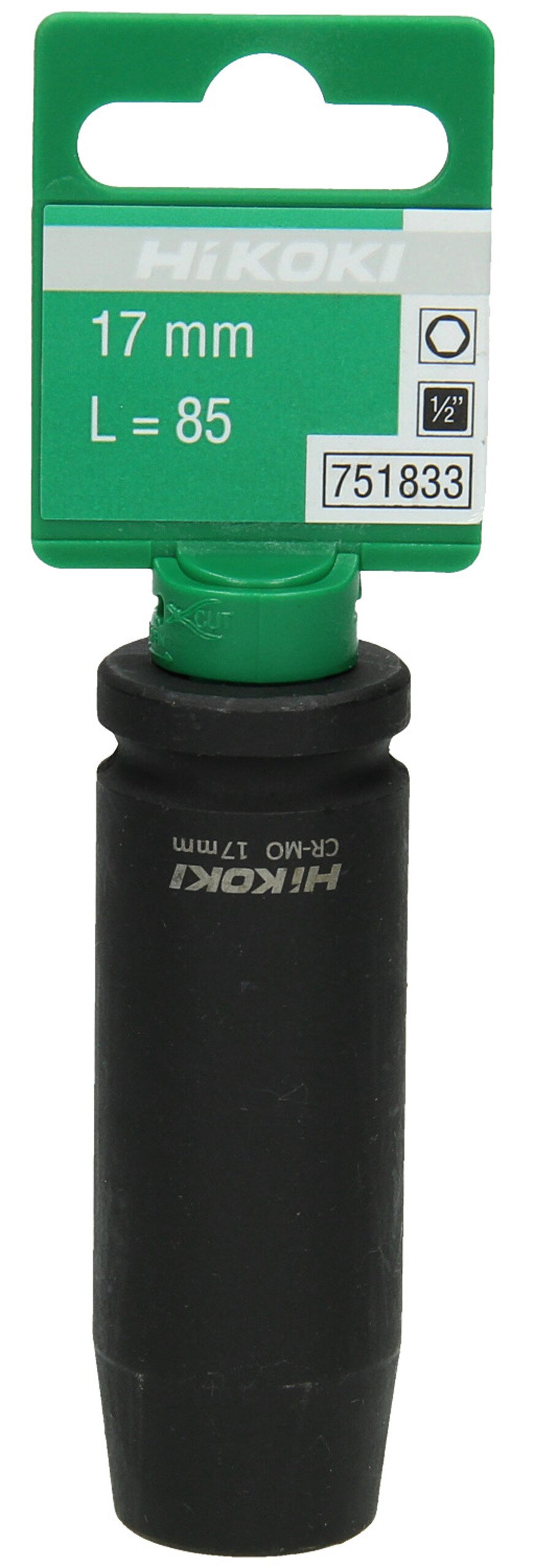 Hikoki Proline Kraft-Stecknuss extra lang 1/2" Außensechskant