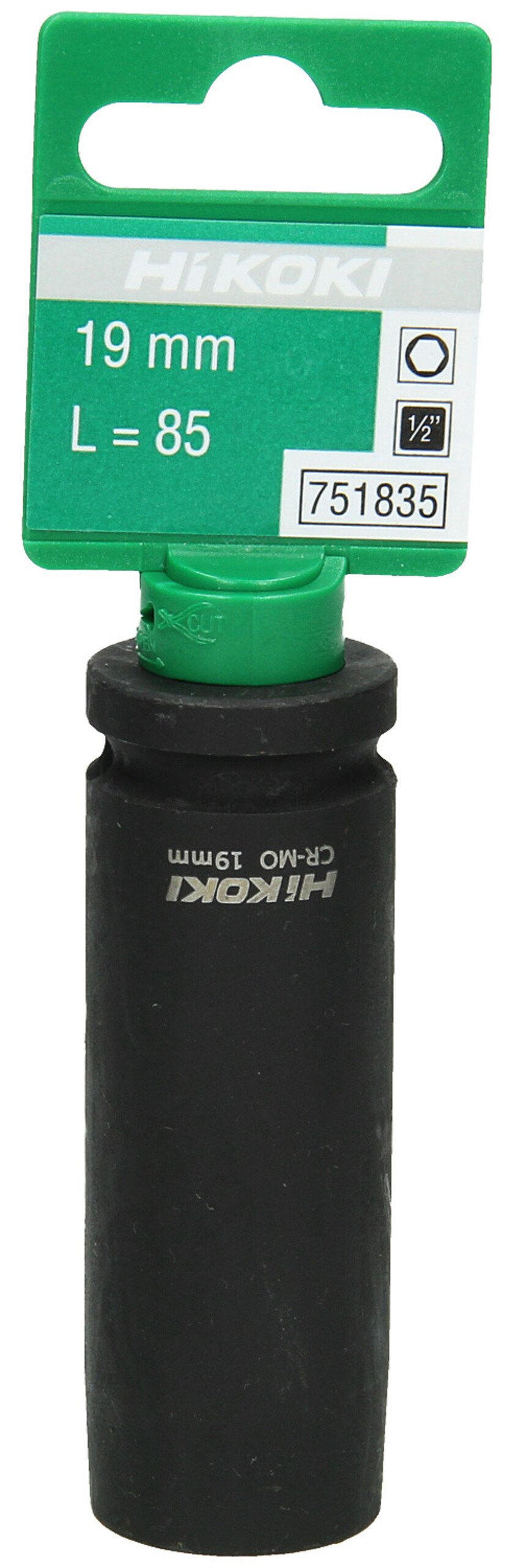 Hikoki Proline Kraft-Stecknuss extra lang 1/2" Außensechskant