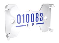 Plaquettes high-tech blanc naturel sans code-barres