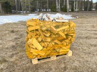 Nordforest Vedsäck Europall 1000 l, 5-pack