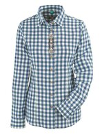 OS Trachten Long Sleeve Flanell Blouse