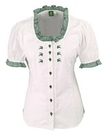 OS Trachten Short Sleeve Blouse