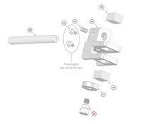 Frontier insexaxelbult för bandstyrning