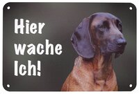 Wilde Hilde Original Schild Hier wache Ich