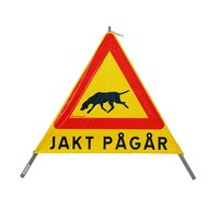 Varningstält - JAKT PÅGÅR