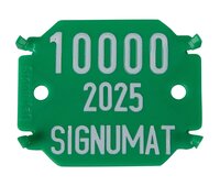 Small Marker Plate Type 04 - Treble Spaced or with Company Logo