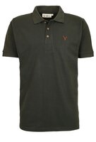 T-shirt polo Hubertus avec broderie cerf