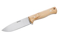 Herbertz Outdoormesser mit Maserbirkengriff