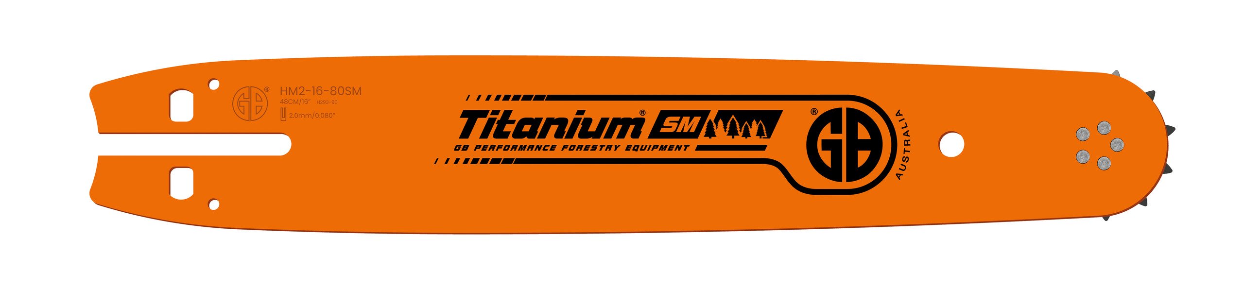 GB Harvesterschiene Titanium